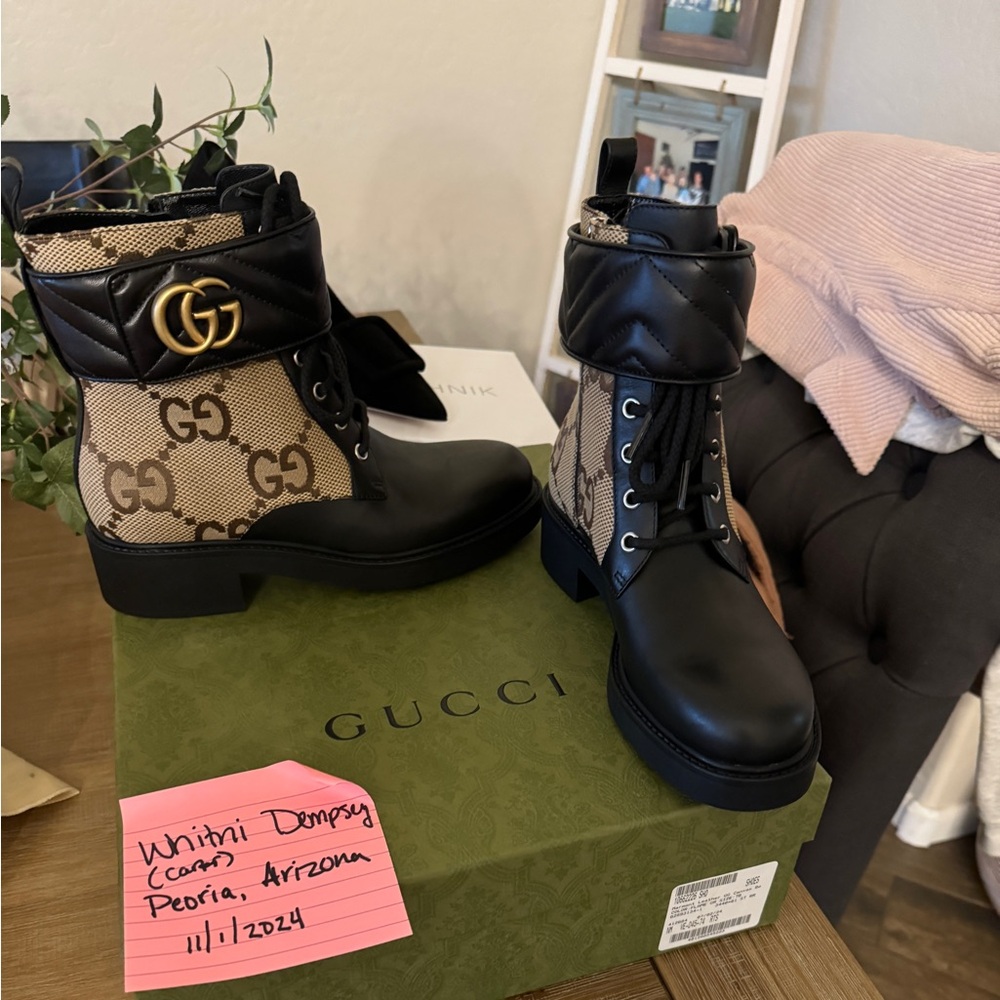 Gucci Marmont Boots size 37